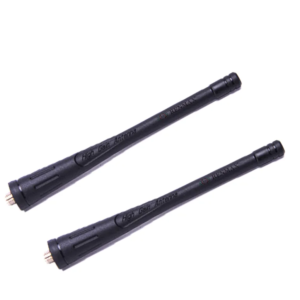 RENMAX Antenna with SMA Female Connector 11.3cm Length Plastic for Radios, LAN, Walkie VHF/UHF Black (Pack of 2)